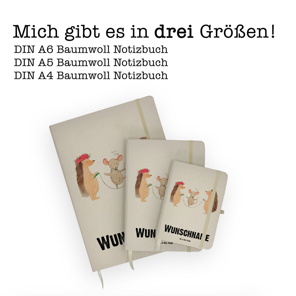 DIN A4 Personalisiertes Notizbuch Igel Seilhüpfen Personalisiertes Notizbuch, Notizbuch mit Namen, Notizbuch bedrucken, Personalisierung, Namensbuch, Namen, Tiermotive, Gute Laune, lustige Sprüche, Tiere, Igel, Maus, Seilspringen, Seilhüpfen, Kinder, Kindergarten