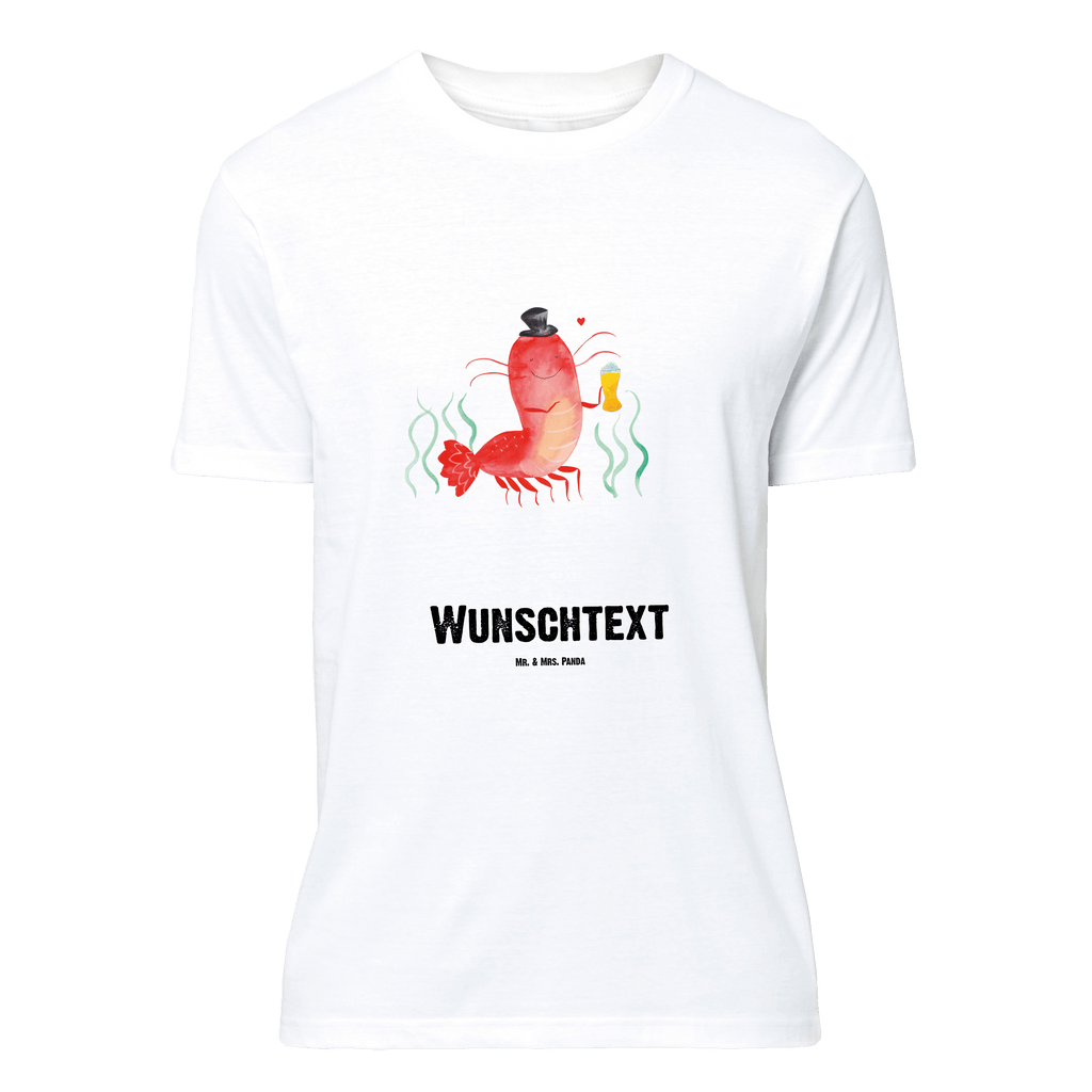 Personalisiertes T-Shirt Hummer mit Weizen T-Shirt Personalisiert, T-Shirt mit Namen, T-Shirt mit Aufruck, Männer, Frauen, Wunschtext, Bedrucken, Meerestiere, Meer, Urlaub, Garnele, Garnelen, Bier, Kochen, Männerhaushalt, Junggeselle, Junggesellin, Bierliebhaber, Kneipe, Gasthaus, Wirtschaft