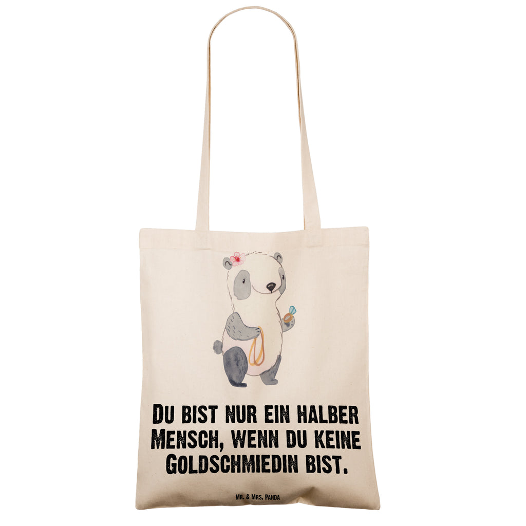 Tragetasche Goldschmiedin mit Herz Beuteltasche, Beutel, Einkaufstasche, Jutebeutel, Stoffbeutel, Tasche, Shopper, Umhängetasche, Strandtasche, Schultertasche, Stofftasche, Tragetasche, Badetasche, Jutetasche, Einkaufstüte, Laptoptasche, Beruf, Ausbildung, Jubiläum, Abschied, Rente, Kollege, Kollegin, Geschenk, Schenken, Arbeitskollege, Mitarbeiter, Firma, Danke, Dankeschön, Juwelierin, Goldschmiedin, Schmiedin, Schmuckwarenhändlerin, Schmuckgeschäft, Eröffnung