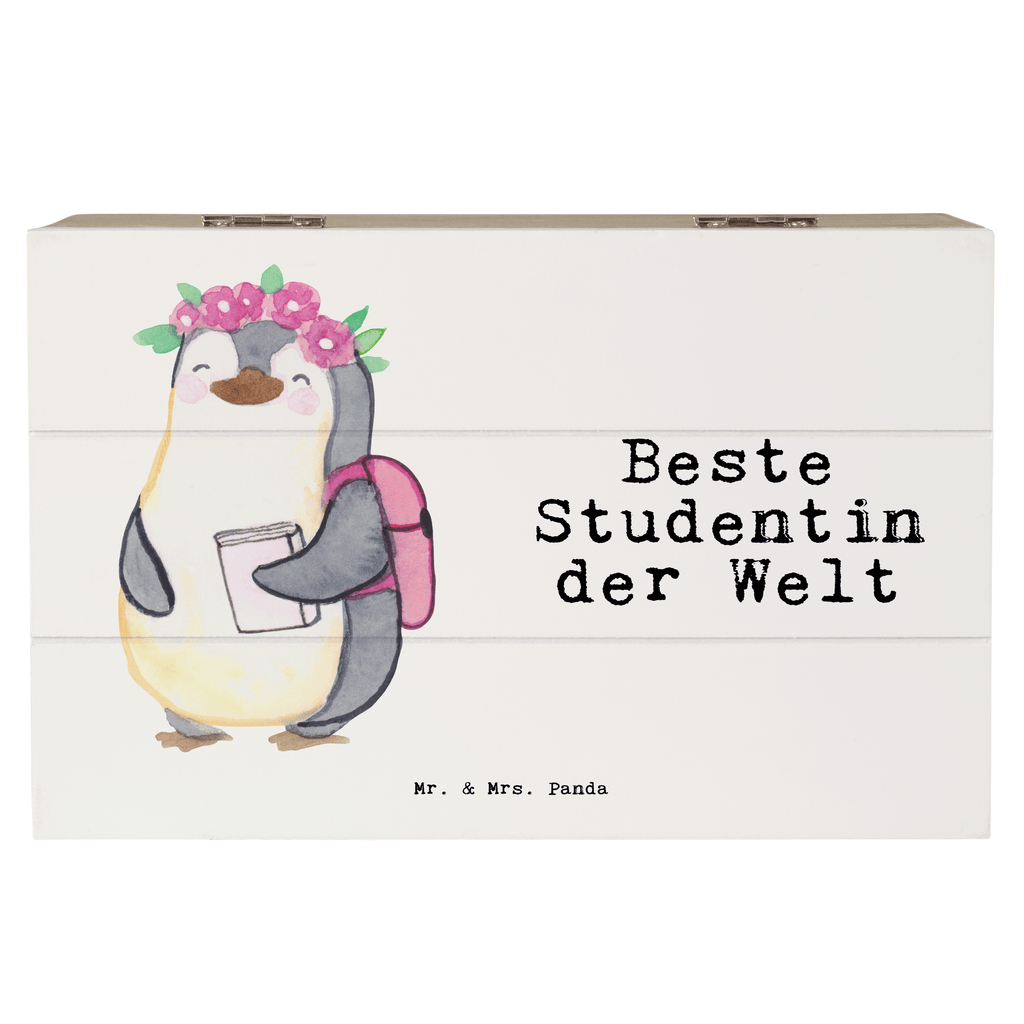 Holzkiste Pinguin Beste Studentin der Welt Holzkiste, Kiste, Schatzkiste, Truhe, Schatulle, XXL, Erinnerungsbox, Erinnerungskiste, Dekokiste, Aufbewahrungsbox, Geschenkbox, Geschenkdose, für, Dankeschön, Geschenk, Schenken, Geburtstag, Geburtstagsgeschenk, Geschenkidee, Danke, Bedanken, Mitbringsel, Freude machen, Geschenktipp, Studentin, Studium, Tochter, Spaß, Musterschülerin, lustig, Studienabschluss, witzig, Universität, Abschluss, Alumni, Uni, Studenten, Hochschule