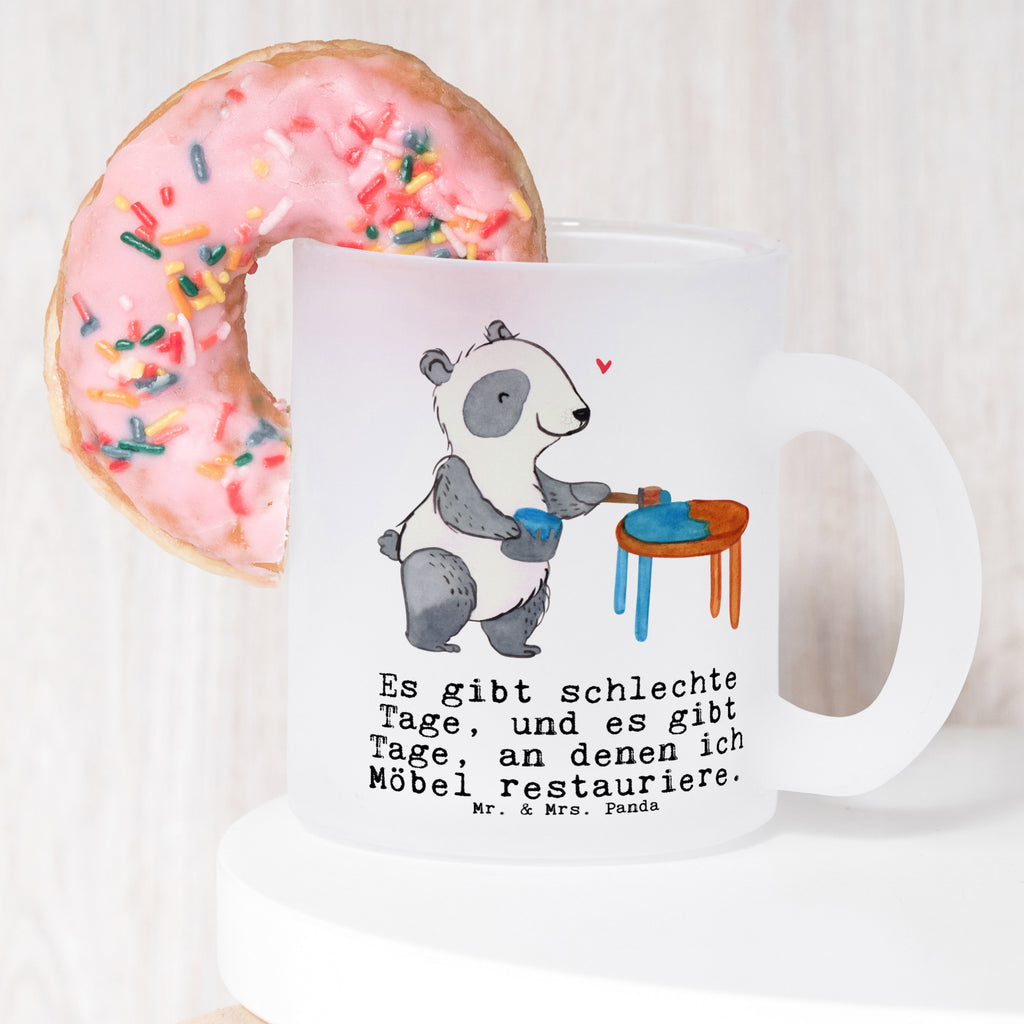 Teetasse Panda Möbel restaurieren Tage Teetasse, Teeglas, Teebecher, Tasse mit Henkel, Tasse, Glas Teetasse, Teetasse aus Glas, Geschenk, Sport, Sportart, Hobby, Schenken, Danke, Dankeschön, Auszeichnung, Gewinn, Sportler, Möbel restaurieren, antike Möbel restaurieren, Handwerk, Restaurator