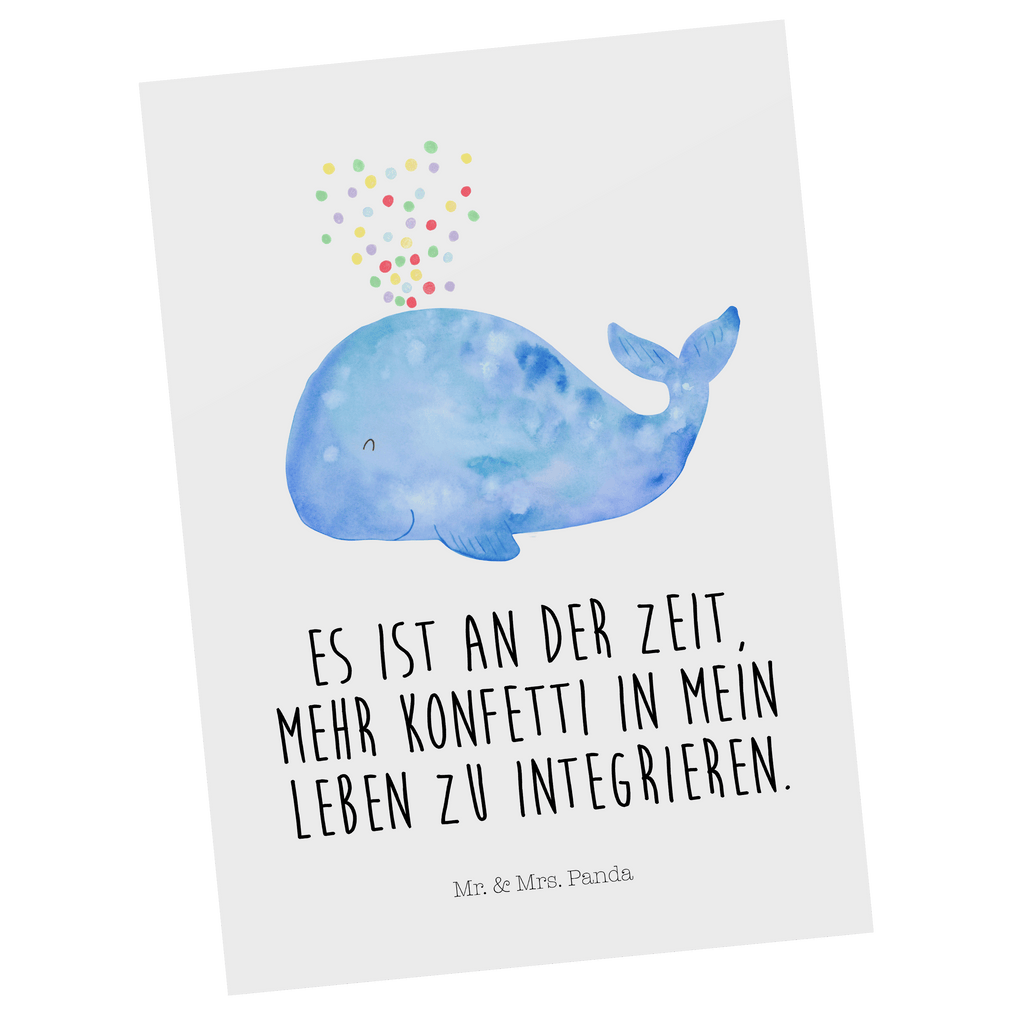 Postkarte Wal Konfetti Postkarte, Karte, Geschenkkarte, Grußkarte, Einladung, Ansichtskarte, Geburtstagskarte, Einladungskarte, Dankeskarte, Ansichtskarten, Einladung Geburtstag, Einladungskarten Geburtstag, Meerestiere, Meer, Urlaub, Wal, Konfetti, Wale, Motivation, Neuanfang, Trennung, Diät, Abnehmen, Neustart, Lebensabschnitt, Geburtstag