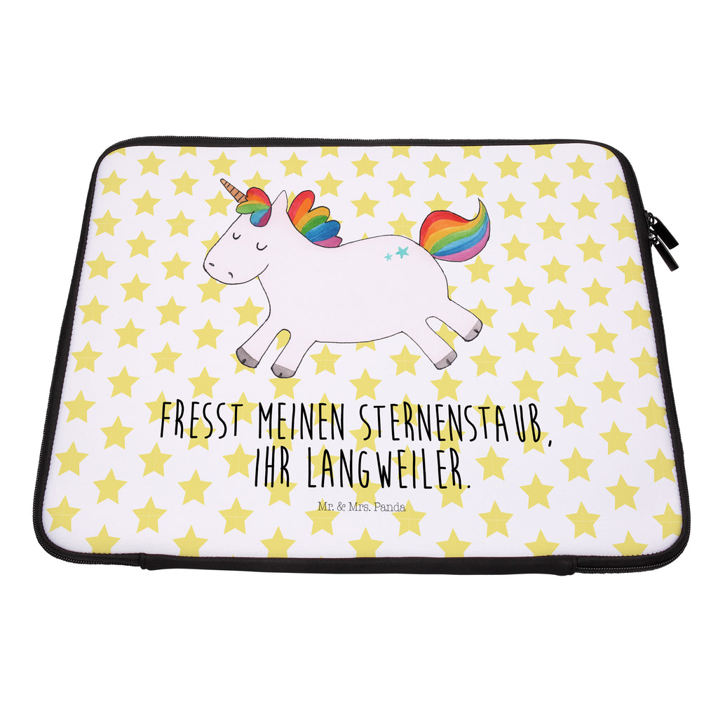 Notebook Tasche Einhorn Happy Notebook Tasche, Laptop, Computertasche, Tasche, Notebook-Tasche, Notebook-Reisehülle, Notebook Schutz, Einhorn, Einhörner, Einhorn Deko, Pegasus, Unicorn, glücklich, fröhlich, Spaß, Freude, Lebensfreude, witzig, spannend, Lächeln, Lachen