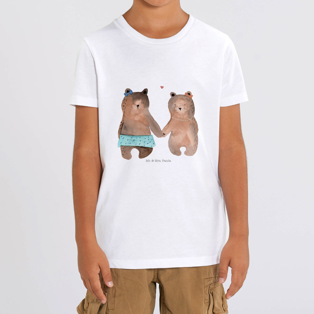 Organic Kinder T-Shirt Bär Freundin Kinder T-Shirt, Kinder T-Shirt Mädchen, Kinder T-Shirt Jungen, Bär, Teddy, Teddybär, Bär Freundin Beste Freund Liebe Liebesbeweis Verliebt Kumpel Kumpeliene