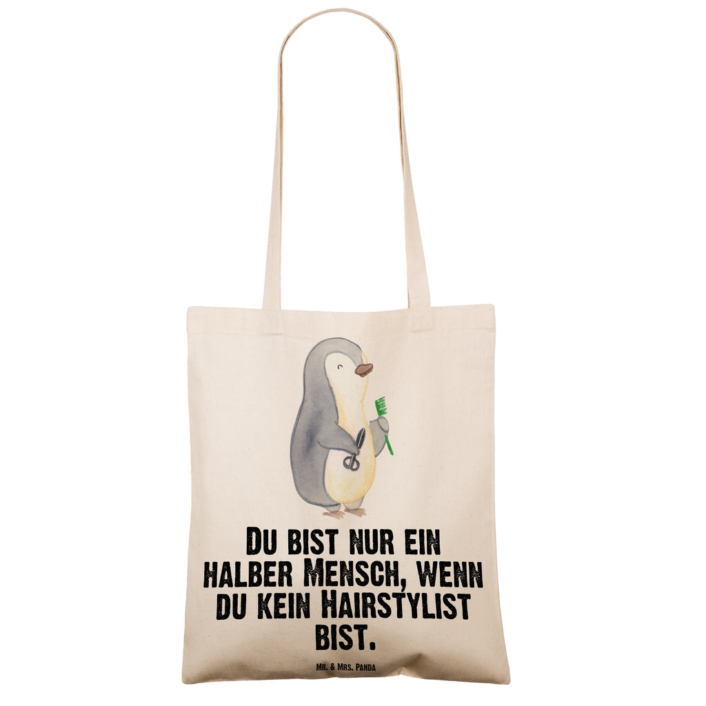 Tragetasche Hairstylist mit Herz Beuteltasche, Beutel, Einkaufstasche, Jutebeutel, Stoffbeutel, Tasche, Shopper, Umhängetasche, Strandtasche, Schultertasche, Stofftasche, Tragetasche, Badetasche, Jutetasche, Einkaufstüte, Laptoptasche, Beruf, Ausbildung, Jubiläum, Abschied, Rente, Kollege, Kollegin, Geschenk, Schenken, Arbeitskollege, Mitarbeiter, Firma, Danke, Dankeschön, Frisör, Haarstylist, Hairstylist, Friseursalon, Barbier, Coiffeur, Eröffnung Friseur