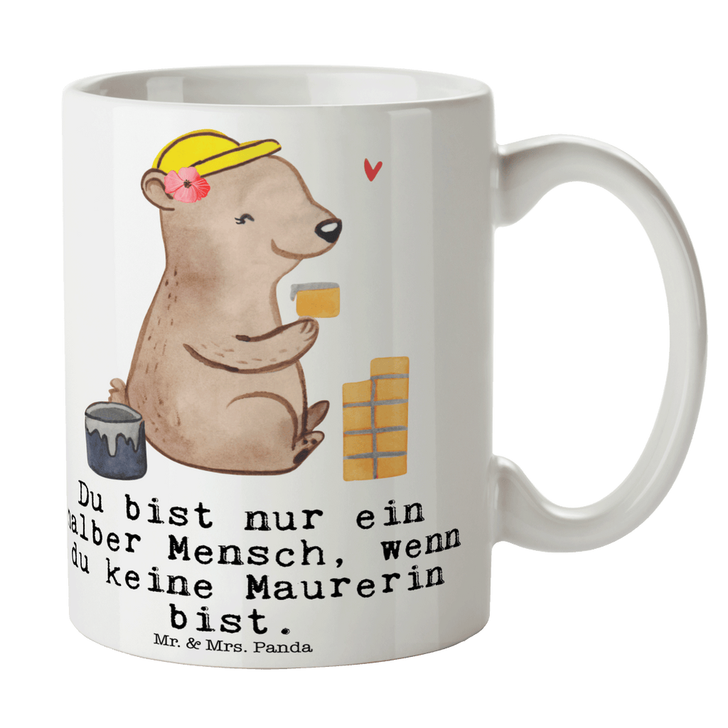 Tasse Maurerin mit Herz Tasse, Kaffeetasse, Teetasse, Becher, Kaffeebecher, Teebecher, Keramiktasse, Porzellantasse, Büro Tasse, Geschenk Tasse, Tasse Sprüche, Tasse Motive, Kaffeetassen, Tasse bedrucken, Designer Tasse, Cappuccino Tassen, Schöne Teetassen, Beruf, Ausbildung, Jubiläum, Abschied, Rente, Kollege, Kollegin, Geschenk, Schenken, Arbeitskollege, Mitarbeiter, Firma, Danke, Dankeschön, Maurerin, Maurermeisterin, Gesellenprüfung, Handwerkerin, Maurerbetrieb