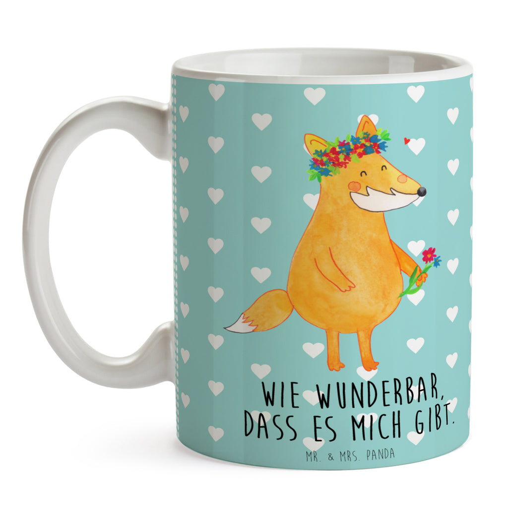 Tasse Fuchs Blumen Tasse, Kaffeetasse, Teetasse, Becher, Kaffeebecher, Teebecher, Keramiktasse, Porzellantasse, Büro Tasse, Geschenk Tasse, Tasse Sprüche, Tasse Motive, Kaffeetassen, Tasse bedrucken, Designer Tasse, Cappuccino Tassen, Schöne Teetassen, Fuchs, Füchse, Fox, Liebe, Freundin, Fuchsmädchen, Blumenmädchen, Freundinnen, Liebesbeweis, Blume, Blumen, Motivation, Freude, ich, mich, Selbstliebe