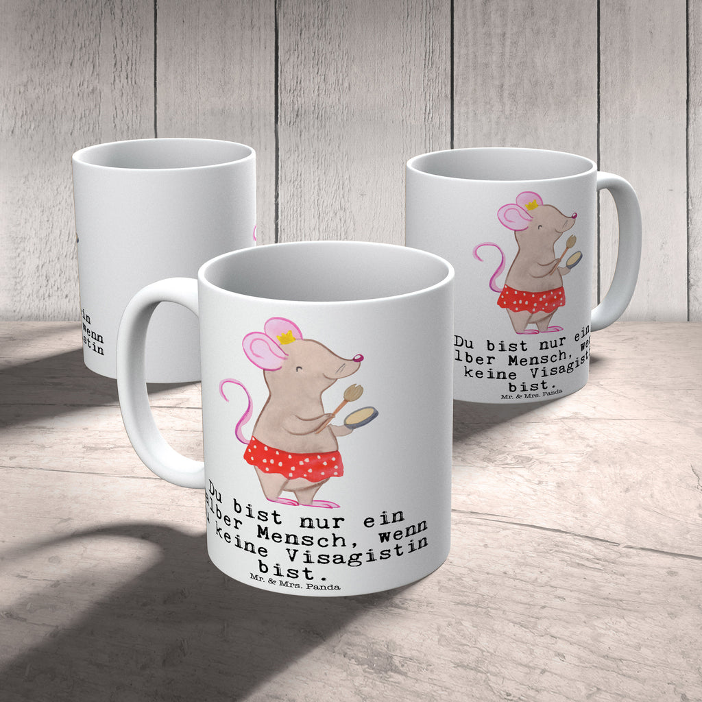 Tasse Visagistin mit Herz Tasse, Kaffeetasse, Teetasse, Becher, Kaffeebecher, Teebecher, Keramiktasse, Porzellantasse, Büro Tasse, Geschenk Tasse, Tasse Sprüche, Tasse Motive, Kaffeetassen, Tasse bedrucken, Designer Tasse, Cappuccino Tassen, Schöne Teetassen, Beruf, Ausbildung, Jubiläum, Abschied, Rente, Kollege, Kollegin, Geschenk, Schenken, Arbeitskollege, Mitarbeiter, Firma, Danke, Dankeschön, Kosmetikerin, Make Up Artist, Maskenbildnerin, Visagistin, Beauty Salon, Kosmetikstudio, Eröffnung