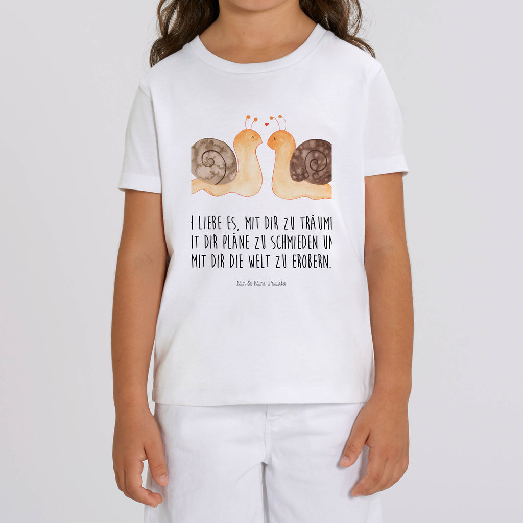 Organic Kinder T-Shirt Schnecken Liebe Kinder T-Shirt, Kinder T-Shirt Mädchen, Kinder T-Shirt Jungen, Liebe, Partner, Freund, Freundin, Ehemann, Ehefrau, Heiraten, Verlobung, Heiratsantrag, Liebesgeschenk, Jahrestag, Hocheitstag