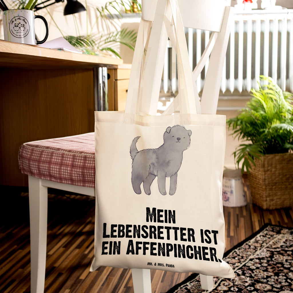 Tragetasche Affenpincher Lebensretter Beuteltasche, Beutel, Einkaufstasche, Jutebeutel, Stoffbeutel, Tasche, Shopper, Umhängetasche, Strandtasche, Schultertasche, Stofftasche, Tragetasche, Badetasche, Jutetasche, Einkaufstüte, Laptoptasche, Hund, Hunderasse, Rassehund, Hundebesitzer, Geschenk, Tierfreund, Schenken, Welpe, Affenpincher