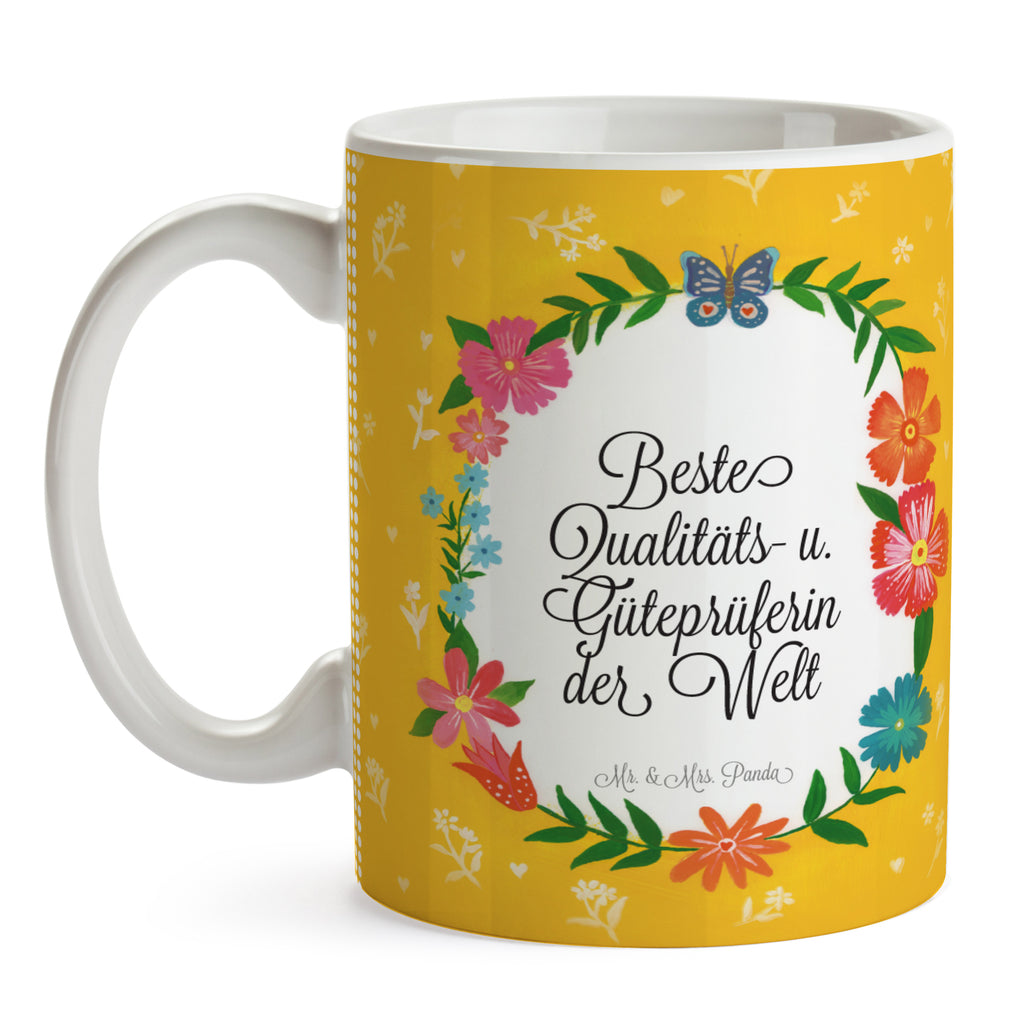 Tasse Qualitäts- u. Güteprüferin Tasse, Kaffeetasse, Teetasse, Becher, Kaffeebecher, Teebecher, Keramiktasse, Porzellantasse, Büro Tasse, Geschenk Tasse, Tasse Sprüche, Tasse Motive, Kaffeetassen, Tasse bedrucken, Designer Tasse, Cappuccino Tassen, Schöne Teetassen, Geschenk