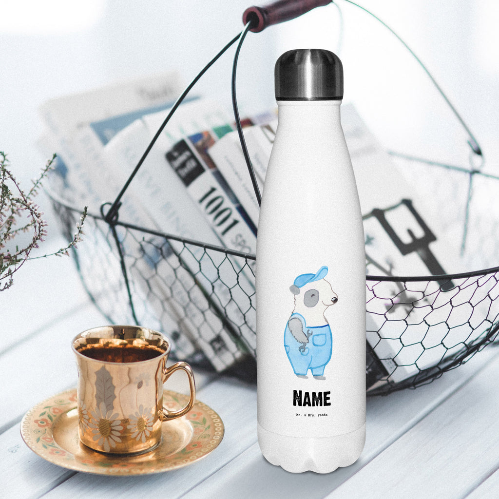 Personalisierte Thermosflasche Mechatroniker für Kältetechnik mit Herz Personalisierte Isolierflasche, Personalisierte Thermoflasche, Personalisierte Trinkflasche, Trinkflasche Mit Namen, Wunschname, Bedrucken, Namensflasche, Beruf, Ausbildung, Jubiläum, Abschied, Rente, Kollege, Kollegin, Geschenk, Schenken, Arbeitskollege, Mitarbeiter, Firma, Danke, Dankeschön, Mechatroniker für Kältetechnik, Gesellenprüfung