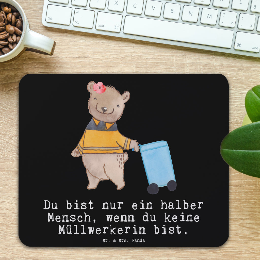 Mauspad Müllwerkerin mit Herz Mousepad, Computer zubehör, Büroausstattung, PC Zubehör, Arbeitszimmer, Mauspad, Einzigartiges Mauspad, Designer Mauspad, Mausunterlage, Mauspad Büro, Beruf, Ausbildung, Jubiläum, Abschied, Rente, Kollege, Kollegin, Geschenk, Schenken, Arbeitskollege, Mitarbeiter, Firma, Danke, Dankeschön, Müllwerkerin, Fachkraft Kreislauf- und Abfallwirtschaft, Müllentsorgerin, Kehrichtfrau, Müllfrau, Müllfahreriin