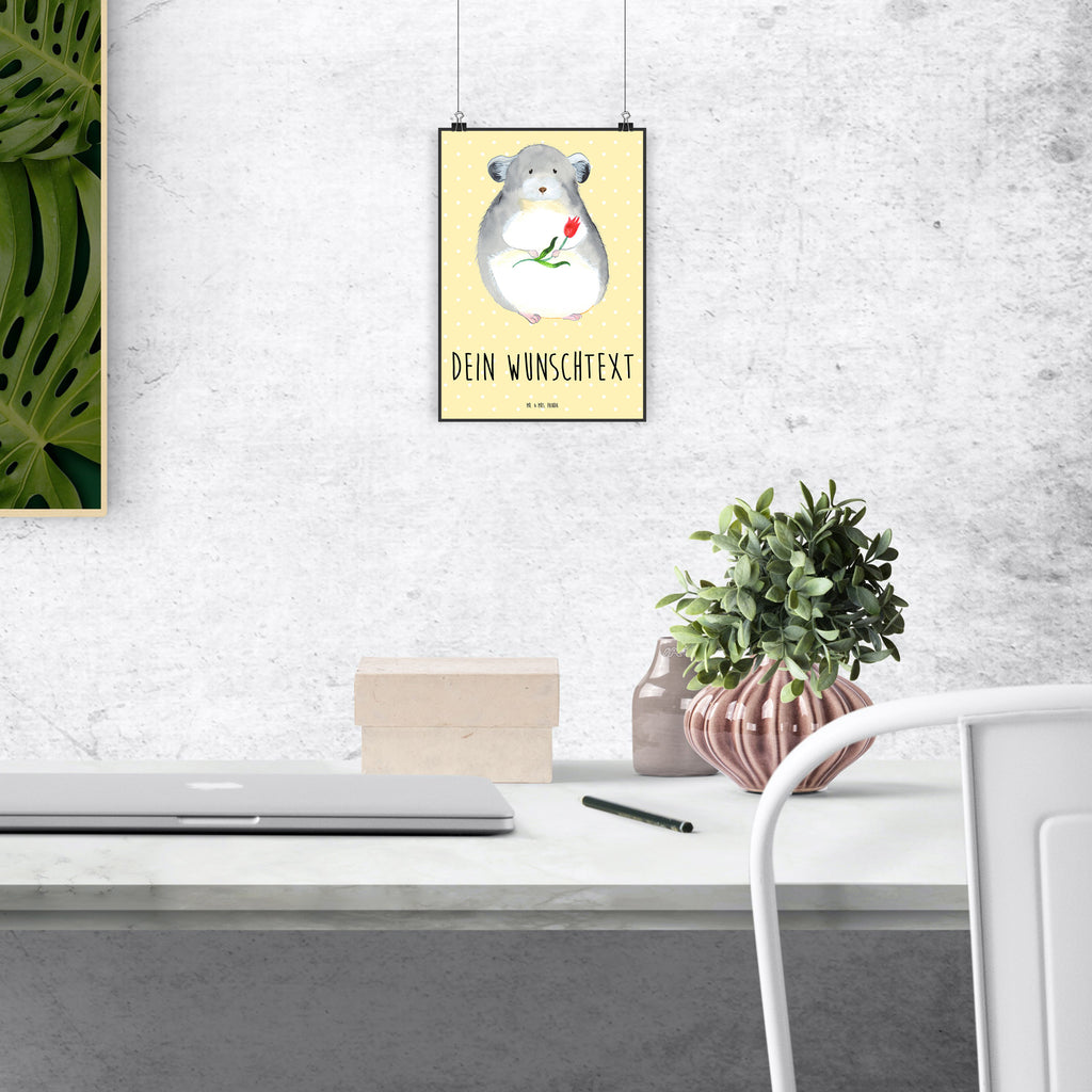 Personalisiertes Poster Chinchilla mit Blume Personalisiertes Poster, Personalisiertes Wandposter, Personalisiertes Bild, Personalisierte Wanddeko, Personalisiertes Küchenposter, Personalisiertes Kinderposter, Personalisierte Wanddeko Bild, Personalisierte Raumdekoration, Personalisierte Wanddekoration, Personalisiertes Handgemaltes Poster, Personalisiertes Designposter, Personalisierter Kunstdruck, Personalisierter Posterdruck, Poster mit Namen, Wandposter mit Namen, Bild mit Namen, Wanddeko mit Namen, Küchenposter mit Namen, Kinderposter mit Namen, Wanddeko Bild mit Namen, Raumdekoration mit Namen, Wanddekoration mit Namen, Kunstdruck mit Namen, Posterdruck mit Namen, Wunschtext Poster, Poster selbst gestalten., Tiermotive, Gute Laune, lustige Sprüche, Tiere, Chinchilla, Chinchillas, Liebeskummer, Kummer, Depressionen, traurig sein, Chaos, Glücklichsein, Büro, Büroalltag