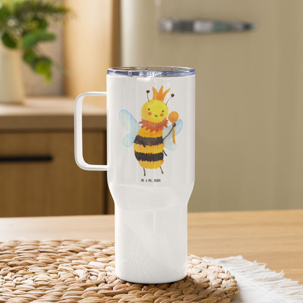 XXL Thermobecher Biene König Thermobecher, XL Thermobecher, Reisebecher, XL Reisetasse, Großer Thermobecher, Autobecher, Jumbo Becher, Biene, Wespe, Hummel