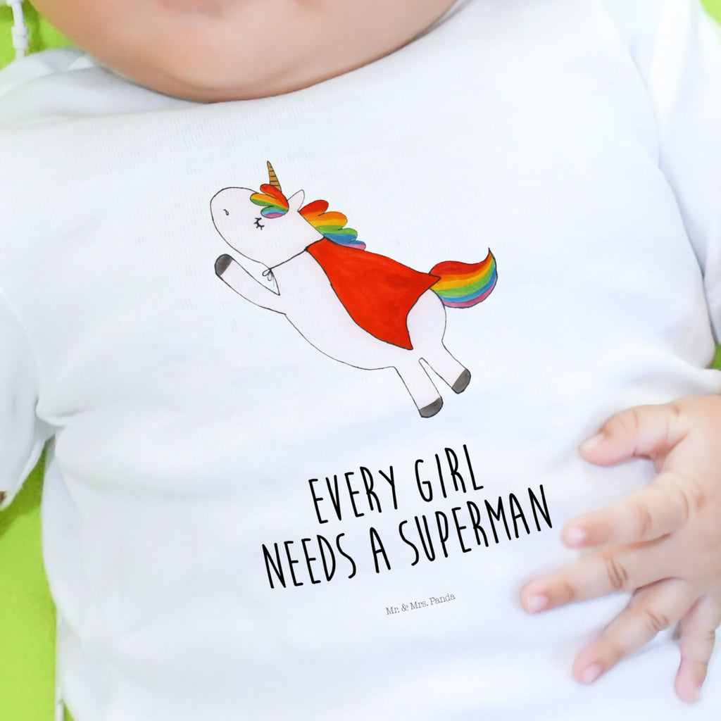 Baby Longsleeve Einhorn Super Mädchen, Jungen, Baby, Langarm, Bio, Kleidung, Einhorn, Einhörner, Einhorn Deko, Pegasus, Unicorn, Traummann, Superheld, Held, Freundin, Geschenk, Girl