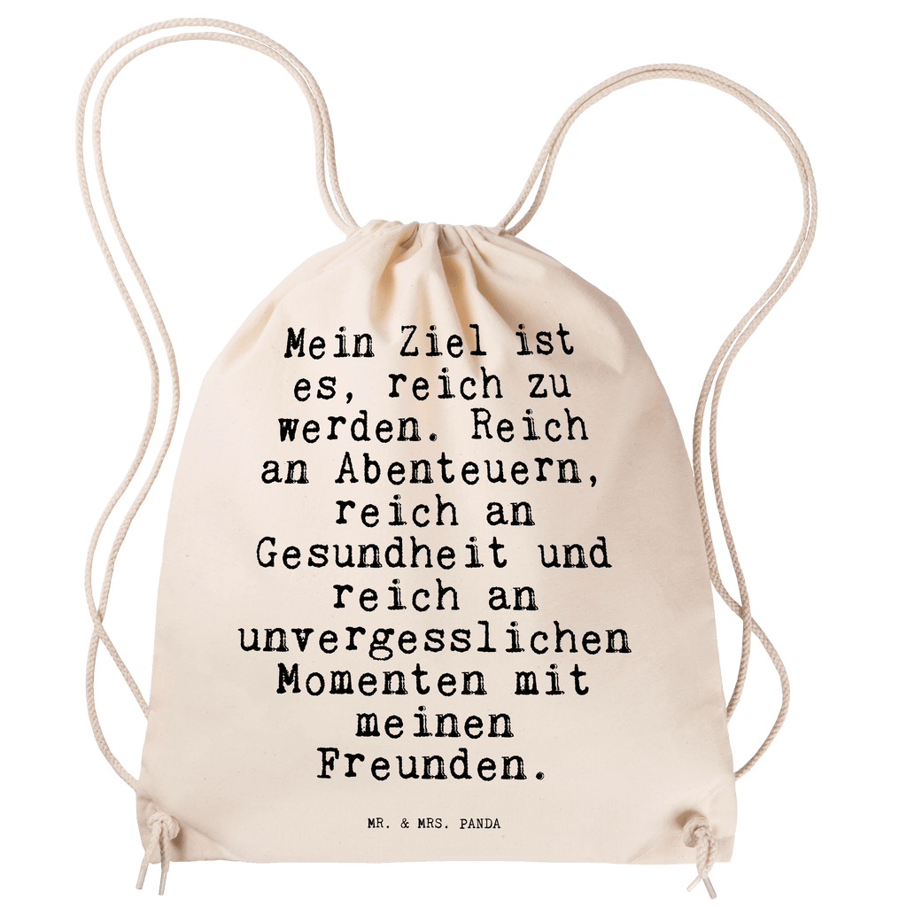 Sportbeutel Mein Ziel ist es,... Sportbeutel, Turnbeutel, Beutel, Sporttasche, Tasche, Stoffbeutel, Sportbeutel Kinder, Gymsack, Beutel Rucksack, Kleine Sporttasche, Sportzubehör, Turnbeutel Baumwolle, Spruch, Sprüche, lustige Sprüche, Weisheiten, Zitate, Spruch Geschenke, Spruch Sprüche Weisheiten Zitate Lustig Weisheit Worte