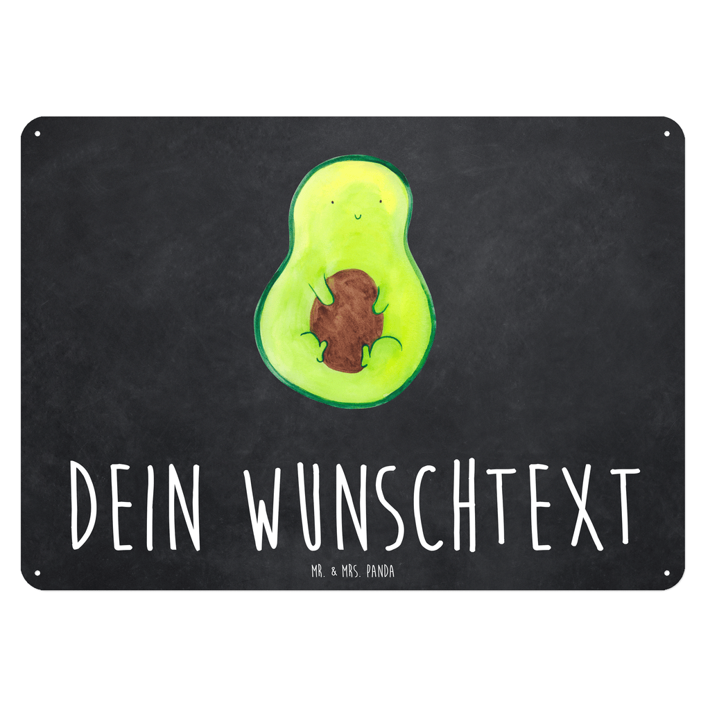 Personalisiertes Blechschild Avocado Kern Blechschild, Metallschild, Geschenk Schild, Schild, Magnet-Metall-Schild, Deko Schild, Wandschild, Wand-Dekoration, Türschild, Avocado, Veggie, Vegan, Gesund, Avokado, Avocadokern, Kern, Pflanze, Spruch Leben