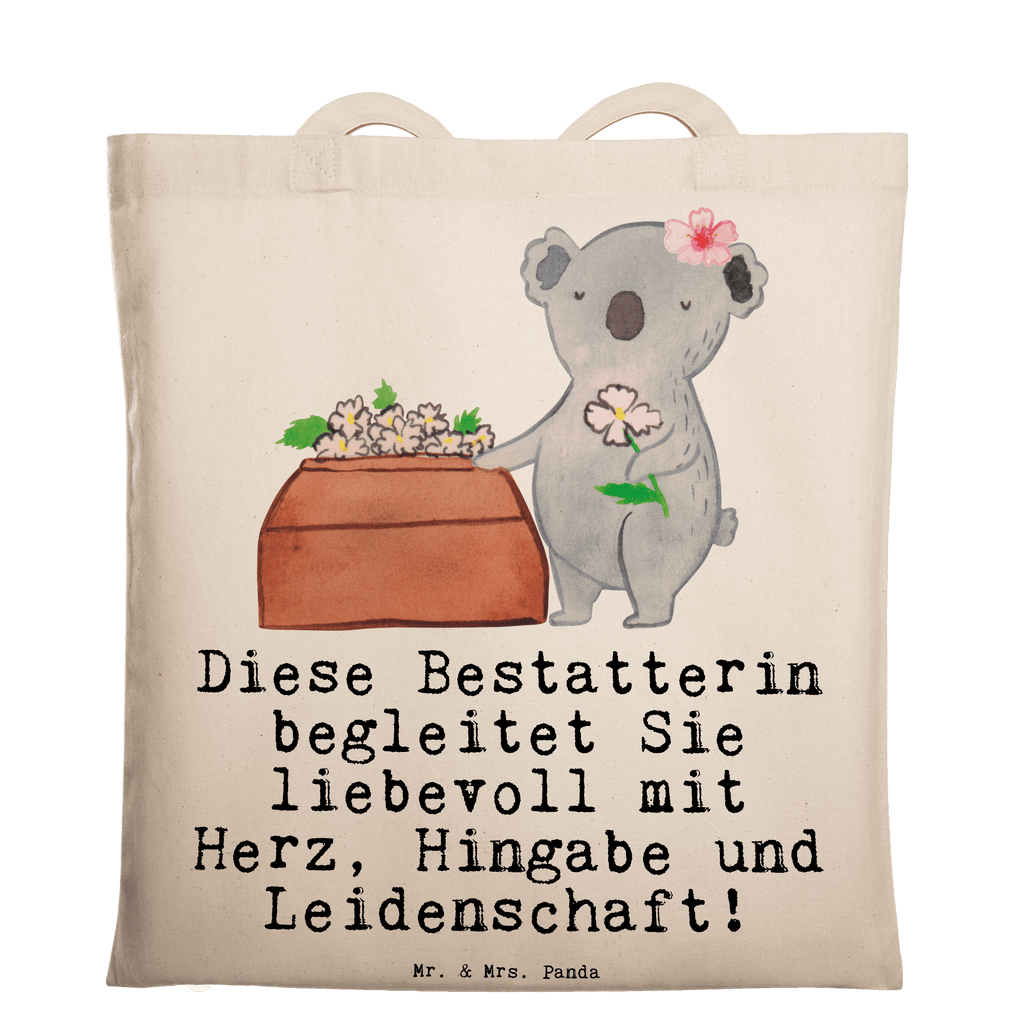 Tragetasche Bestatterin mit Herz Beuteltasche, Beutel, Einkaufstasche, Jutebeutel, Stoffbeutel, Tasche, Shopper, Umhängetasche, Strandtasche, Schultertasche, Stofftasche, Tragetasche, Badetasche, Jutetasche, Einkaufstüte, Laptoptasche, Beruf, Ausbildung, Jubiläum, Abschied, Rente, Kollege, Kollegin, Geschenk, Schenken, Arbeitskollege, Mitarbeiter, Firma, Danke, Dankeschön