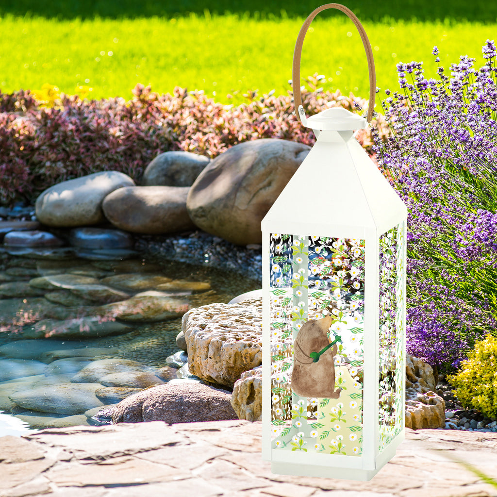 Deko Laterne Bär Gitarre Gartenlampe, Gartenleuchte, Gartendekoration, Gartenlicht, Laterne  kleine Laternen, XXL Laternen, Laterne groß, Bär, Teddy, Teddybär