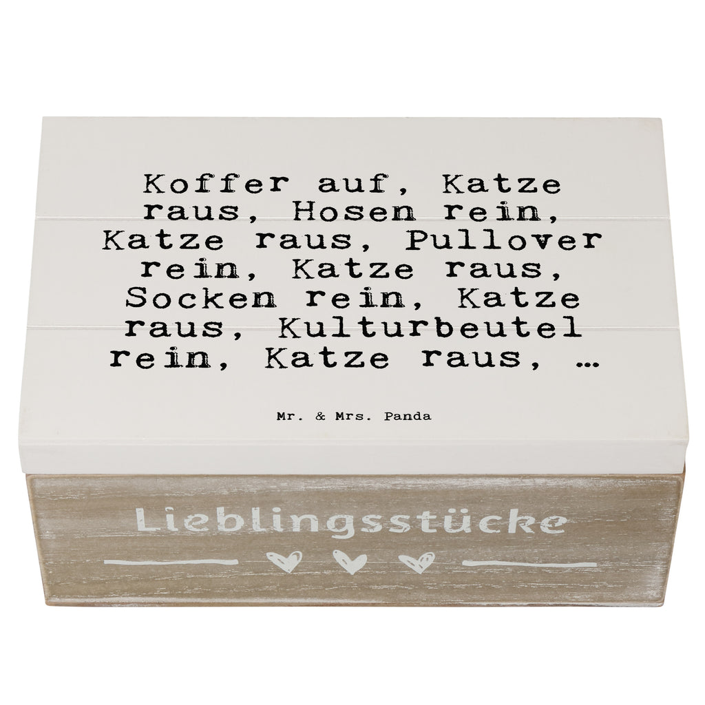 Holzkiste Sprüche und Zitate Koffer auf, Katze raus, Hosen rein, Katze raus, Pullover rein, Katze raus, Socken rein, Katze raus, Kulturbeutel rein, Katze raus, … Holzkiste, Kiste, Schatzkiste, Truhe, Schatulle, XXL, Erinnerungsbox, Erinnerungskiste, Dekokiste, Aufbewahrungsbox, Geschenkbox, Geschenkdose, Spruch, Sprüche, lustige Sprüche, Weisheiten, Zitate, Spruch Geschenke, Spruch Sprüche Weisheiten Zitate Lustig Weisheit Worte