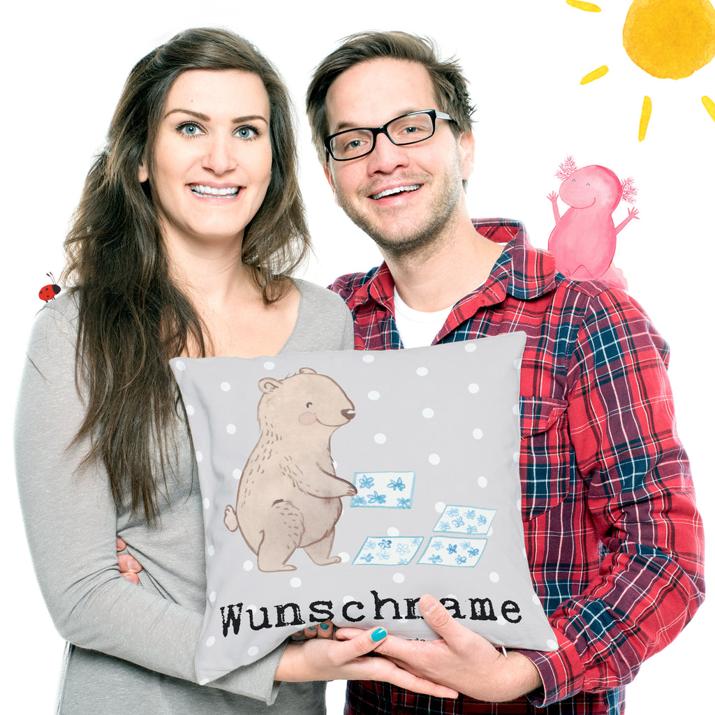 Personalisiertes Kissen Fliesenleger mit Herz Kissen, personalisiert, Name, Wunschname, bedrucken, Kopfkissen, Beruf, Ausbildung, Jubiläum, Abschied, Rente, Kollege, Kollegin, Geschenk, Schenken, Arbeitskollege, Mitarbeiter, Firma, Danke, Dankeschön, Fliesenleger, Gesellenprüfung, Fliesenlegermeister, Fliesenlegerbetrieb, Fliesenfachhandel, Handwerk