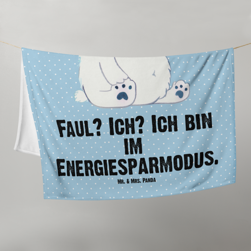 Babydecke Eisbär Faul Babydecke, Babygeschenk, Geschenk Geburt, Babyecke Kuscheldecke, Krabbeldecke, Bär, Teddy, Teddybär, Eisbär, Nordpol, Faul, Entspannen, Relaxen, Büro, Arbeit, Bürojob, Arbeitsplatz, Homeoffice