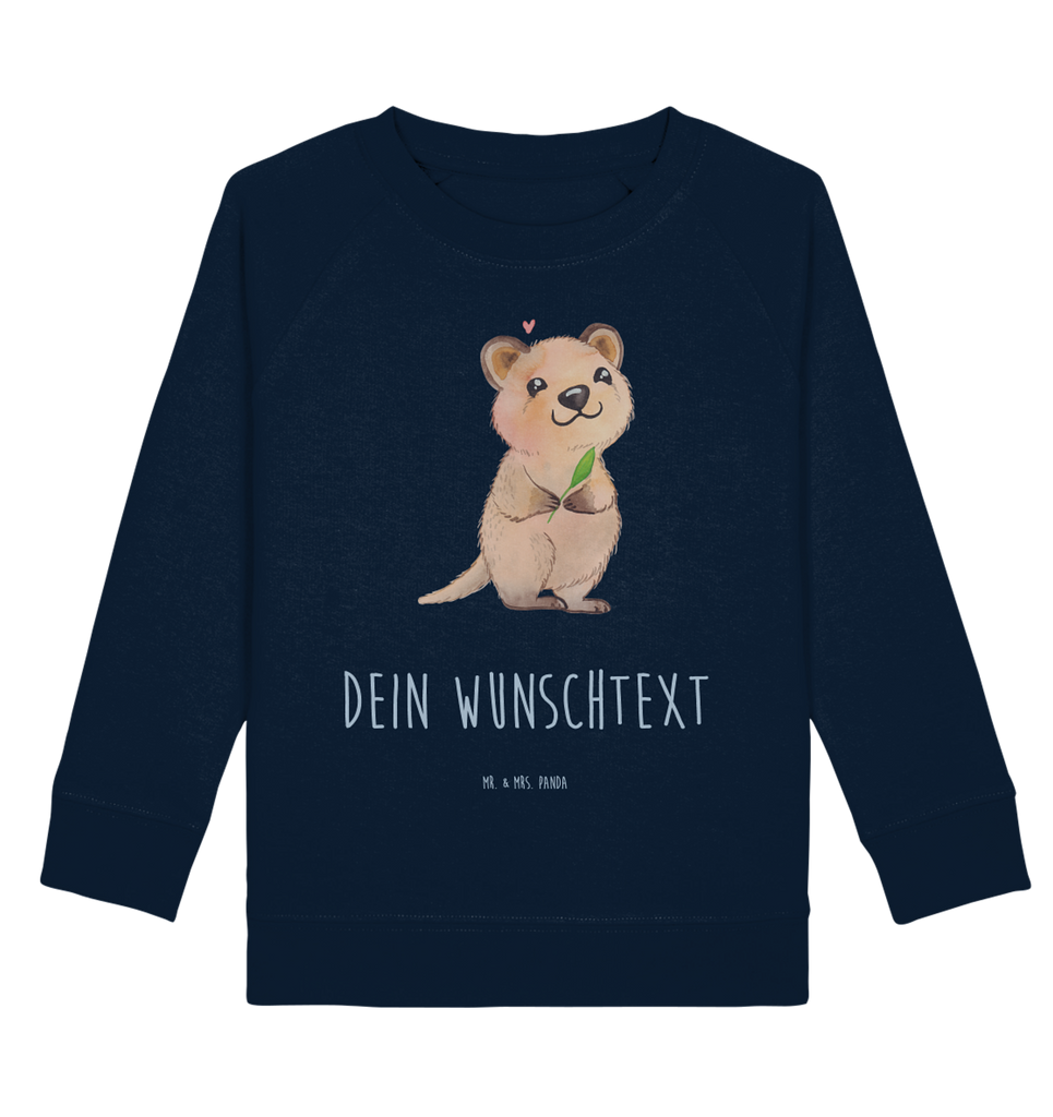 Personalisierter Kinder Pullover Quokka Happy Personalisierter Kinder Pullover, Personalisiertes Kinder Sweatshirt, Jungen, Mädchen, Tiermotive, Gute Laune, lustige Sprüche, Tiere, Quokka, Verschieben, Aufschieberitis, Lustiger Spruch, Niedliches Tier, Dinge erledigen