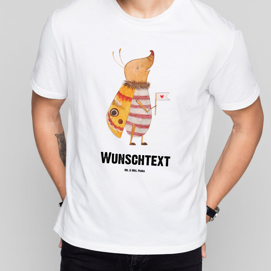 Personalisiertes T-Shirt Nachtfalter mit Fähnchen T-Shirt Personalisiert, T-Shirt mit Namen, T-Shirt mit Aufruck, Männer, Frauen, Wunschtext, Bedrucken, Tiermotive, Gute Laune, lustige Sprüche, Tiere, Nachtfalter, Käfer, Spruch lustig, Spruch witzig, süß, niedlich, Küche Deko, Was kostet die Welt