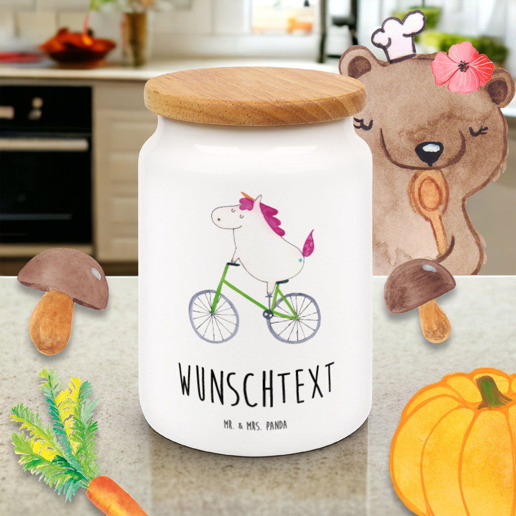 Personalisierte Vorratsdose Einhorn Radfahrer Personalisierte Vorratsdose, Personalisierte Keksdose, Personalisierte Keramikdose, Personalisierte Leckerlidose, Personalisierte Dose, Personalisierter Vorratsbehälter, Personalisierte Aufbewahrungsdose, Einhorn, Einhörner, Einhorn Deko, Pegasus, Unicorn, Radfahren, Radfahrer, Rad, Bike, Feenstaub, Konfetti, Luxusproblem, Kummer, Liebeskummer