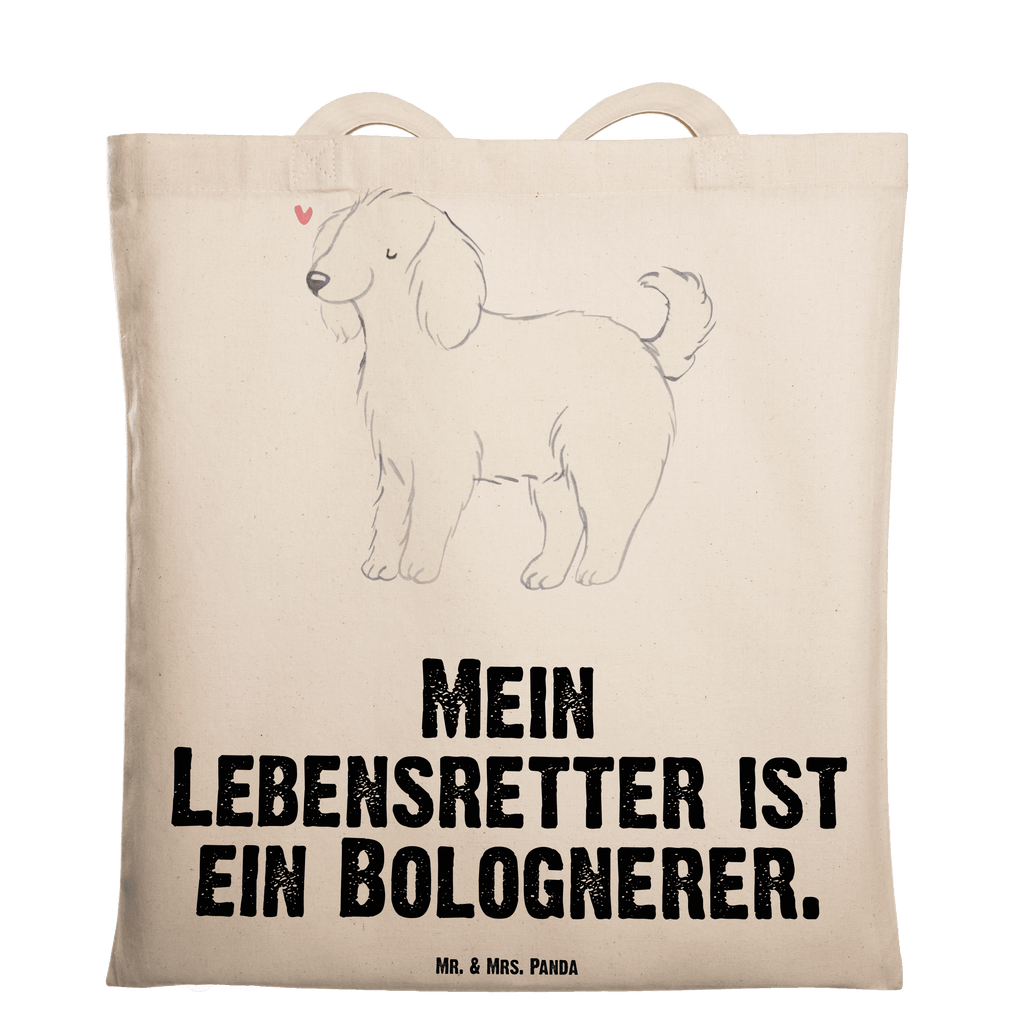 Tragetasche Bologneser Lebensretter Beuteltasche, Beutel, Einkaufstasche, Jutebeutel, Stoffbeutel, Tasche, Shopper, Umhängetasche, Strandtasche, Schultertasche, Stofftasche, Tragetasche, Badetasche, Jutetasche, Einkaufstüte, Laptoptasche, Hund, Hunderasse, Rassehund, Hundebesitzer, Geschenk, Tierfreund, Schenken, Welpe, Bologneser