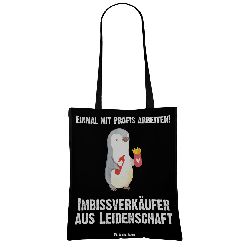 Tragetasche Imbissverkäufer aus Leidenschaft Beuteltasche, Beutel, Einkaufstasche, Jutebeutel, Stoffbeutel, Tasche, Shopper, Umhängetasche, Strandtasche, Schultertasche, Stofftasche, Tragetasche, Badetasche, Jutetasche, Einkaufstüte, Laptoptasche, Beruf, Ausbildung, Jubiläum, Abschied, Rente, Kollege, Kollegin, Geschenk, Schenken, Arbeitskollege, Mitarbeiter, Firma, Danke, Dankeschön, Imbissbesitzer, Imbissverkäufer, Pommesverkäufer, Pommesliebe