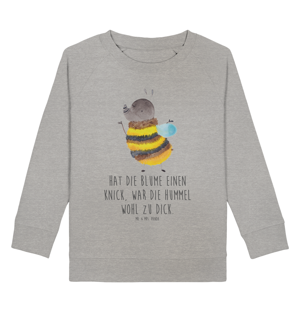 Organic Kinder Pullover Hummel flauschig Kinder Pullover, Kinder Sweatshirt, Jungen, Mädchen, Tiermotive, Gute Laune, lustige Sprüche, Tiere, Hummel, Flauschig, Biene, Blume, Natur