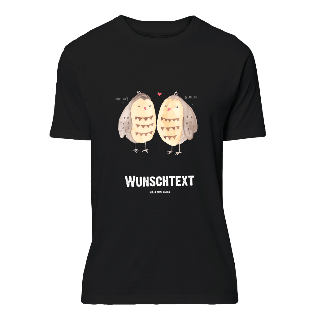 Personalisiertes T-Shirt Eulen Liebe T-Shirt Personalisiert, T-Shirt mit Namen, T-Shirt mit Aufruck, Männer, Frauen, Wunschtext, Bedrucken, Eule, Eule Deko, Liebe, Hochzeit Spruch, Owl, All you need is love, Liebe Spruch, Freundin Geschenk, Freund, Wortspiel lustig