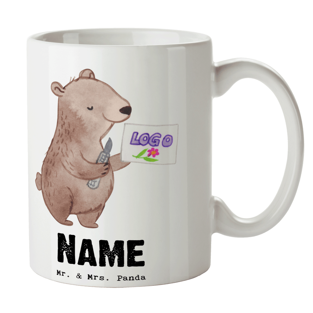 Personalisierte Tasse Werbetechniker mit Herz Personalisierte Tasse, Namenstasse, Wunschname, Personalisiert, Tasse, Namen, Drucken, Tasse mit Namen, Beruf, Ausbildung, Jubiläum, Abschied, Rente, Kollege, Kollegin, Geschenk, Schenken, Arbeitskollege, Mitarbeiter, Firma, Danke, Dankeschön