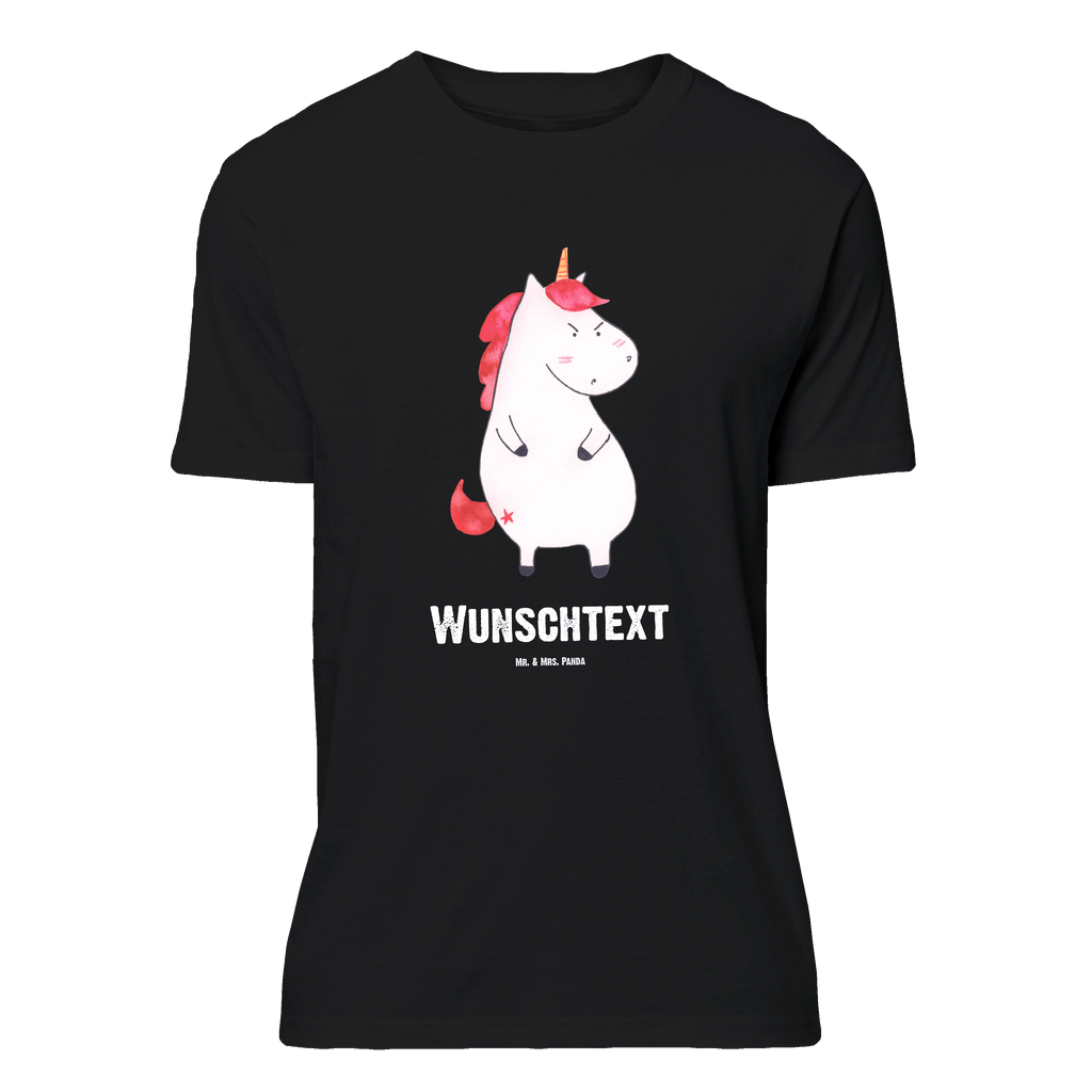 Personalisiertes T-Shirt Einhorn Wut T-Shirt Personalisiert, T-Shirt mit Namen, T-Shirt mit Aufruck, Männer, Frauen, Wunschtext, Bedrucken, Einhorn, Einhörner, Einhorn Deko, Pegasus, Unicorn, Realität, Ansage, lustlos, nein, Büro, Arbeit, wütend, dumme Fragen, lustig, Spaß, Geschenk