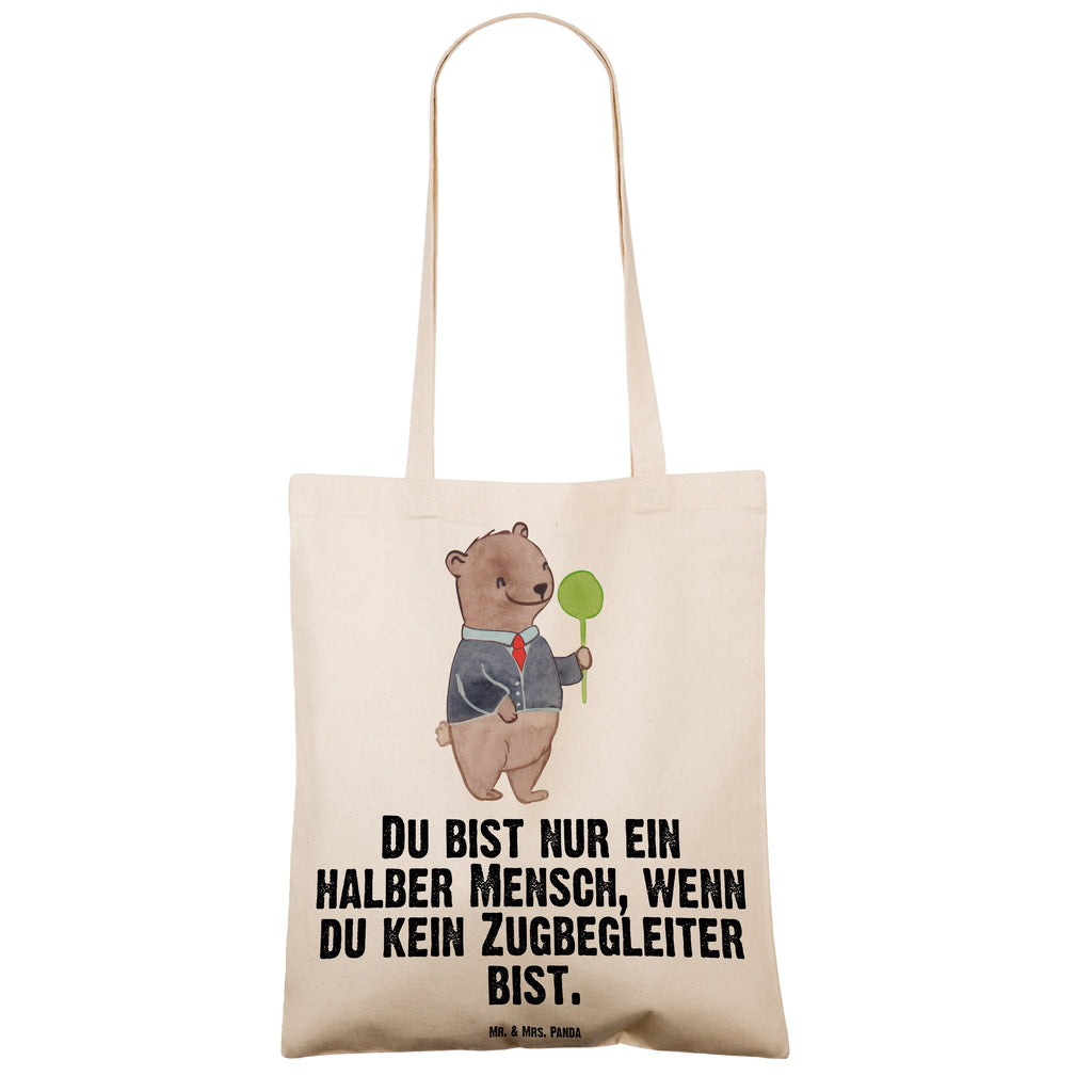 Tragetasche Zugbegleiter mit Herz Beuteltasche, Beutel, Einkaufstasche, Jutebeutel, Stoffbeutel, Tasche, Shopper, Umhängetasche, Strandtasche, Schultertasche, Stofftasche, Tragetasche, Badetasche, Jutetasche, Einkaufstüte, Laptoptasche, Beruf, Ausbildung, Jubiläum, Abschied, Rente, Kollege, Kollegin, Geschenk, Schenken, Arbeitskollege, Mitarbeiter, Firma, Danke, Dankeschön