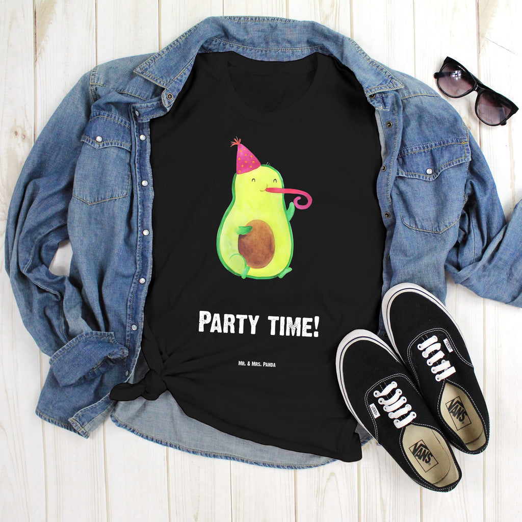 T-Shirt Standard Avocado Party Time T-Shirt, Shirt, Tshirt, Lustiges T-Shirt, T-Shirt mit Spruch, Party, Junggesellenabschied, Jubiläum, Geburstag, Herrn, Damen, Männer, Frauen, Schlafshirt, Nachthemd, Sprüche, Avocado, Veggie, Vegan, Gesund