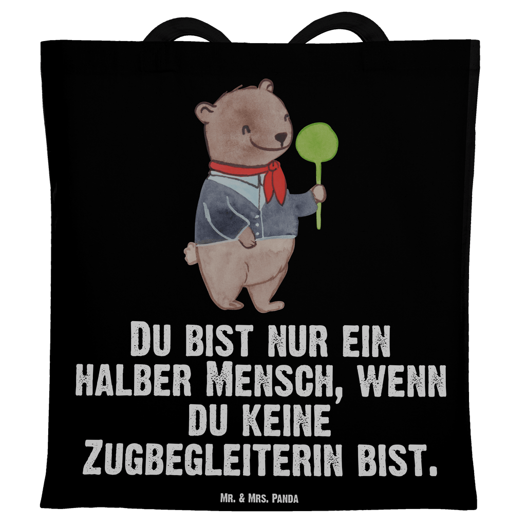 Tragetasche Zugbegleiterin mit Herz Beuteltasche, Beutel, Einkaufstasche, Jutebeutel, Stoffbeutel, Tasche, Shopper, Umhängetasche, Strandtasche, Schultertasche, Stofftasche, Tragetasche, Badetasche, Jutetasche, Einkaufstüte, Laptoptasche, Beruf, Ausbildung, Jubiläum, Abschied, Rente, Kollege, Kollegin, Geschenk, Schenken, Arbeitskollege, Mitarbeiter, Firma, Danke, Dankeschön