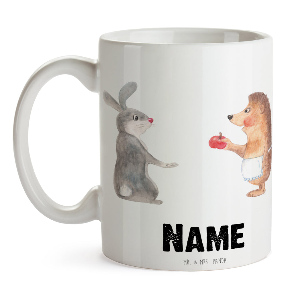 Personalisierte Tasse Liebe ist nie ohne Schmerz Personalisierte Tasse, Namenstasse, Wunschname, Personalisiert, Tasse, Namen, Drucken, Tasse mit Namen, Tiermotive, Gute Laune, lustige Sprüche, Tiere, Igel und Hase, Igel, Hase, Liebe Spruch, Liebeskummer Geschenk, Herzschmerz, Trösten, Trennungsschmerz, Spruch romantisch