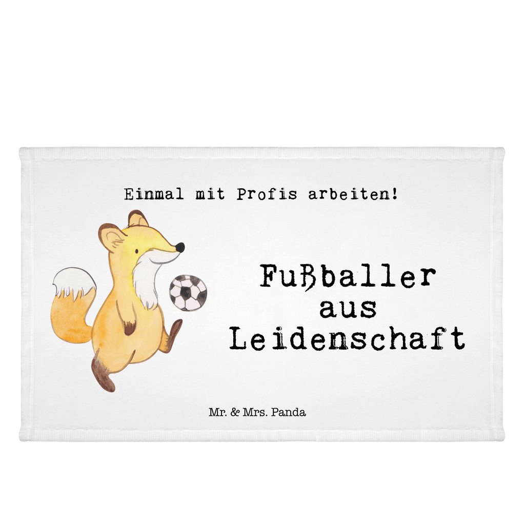 Handtuch Fußballer aus Leidenschaft Gästetuch, Reisehandtuch, Sport Handtuch, Frottier, Kinder Handtuch, Beruf, Ausbildung, Jubiläum, Abschied, Rente, Kollege, Kollegin, Geschenk, Schenken, Arbeitskollege, Mitarbeiter, Firma, Danke, Dankeschön, Fußballer, Fußballspieler, Profi Fußballer, Fußballspiel, Glücksbringer