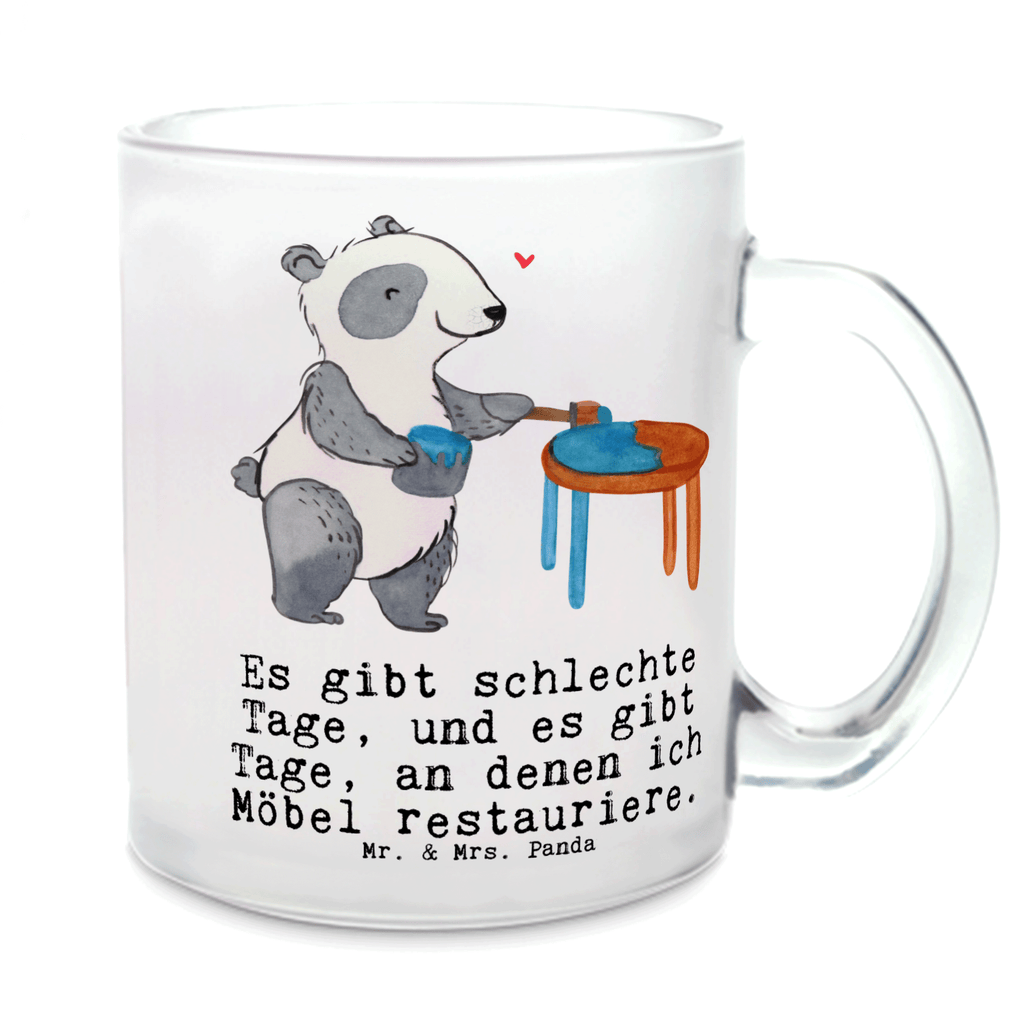 Teetasse Panda Möbel restaurieren Tage Teetasse, Teeglas, Teebecher, Tasse mit Henkel, Tasse, Glas Teetasse, Teetasse aus Glas, Geschenk, Sport, Sportart, Hobby, Schenken, Danke, Dankeschön, Auszeichnung, Gewinn, Sportler, Möbel restaurieren, antike Möbel restaurieren, Handwerk, Restaurator