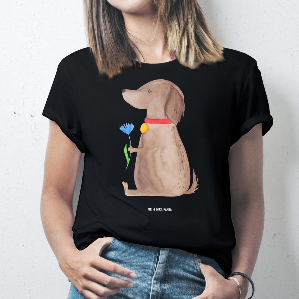 T-Shirt Standard Hund Blume T-Shirt, Shirt, Tshirt, Lustiges T-Shirt, T-Shirt mit Spruch, Party, Junggesellenabschied, Jubiläum, Geburstag, Herrn, Damen, Männer, Frauen, Schlafshirt, Nachthemd, Sprüche, Hund, Hundemotiv, Haustier, Hunderasse, Tierliebhaber, Hundebesitzer, Hunde, Frauchen, Hundeliebe