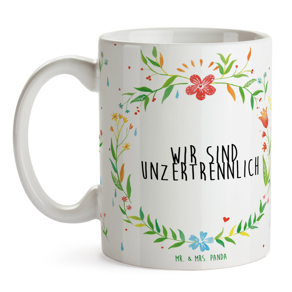 Tasse Wir sind unzertrennlich Tasse, Kaffeetasse, Teetasse, Becher, Kaffeebecher, Teebecher, Keramiktasse, Porzellantasse, Büro Tasse, Geschenk Tasse, Tasse Sprüche, Tasse Motive, Kaffeetassen, Tasse bedrucken, Designer Tasse, Cappuccino Tassen, Schöne Teetassen, Geschenk