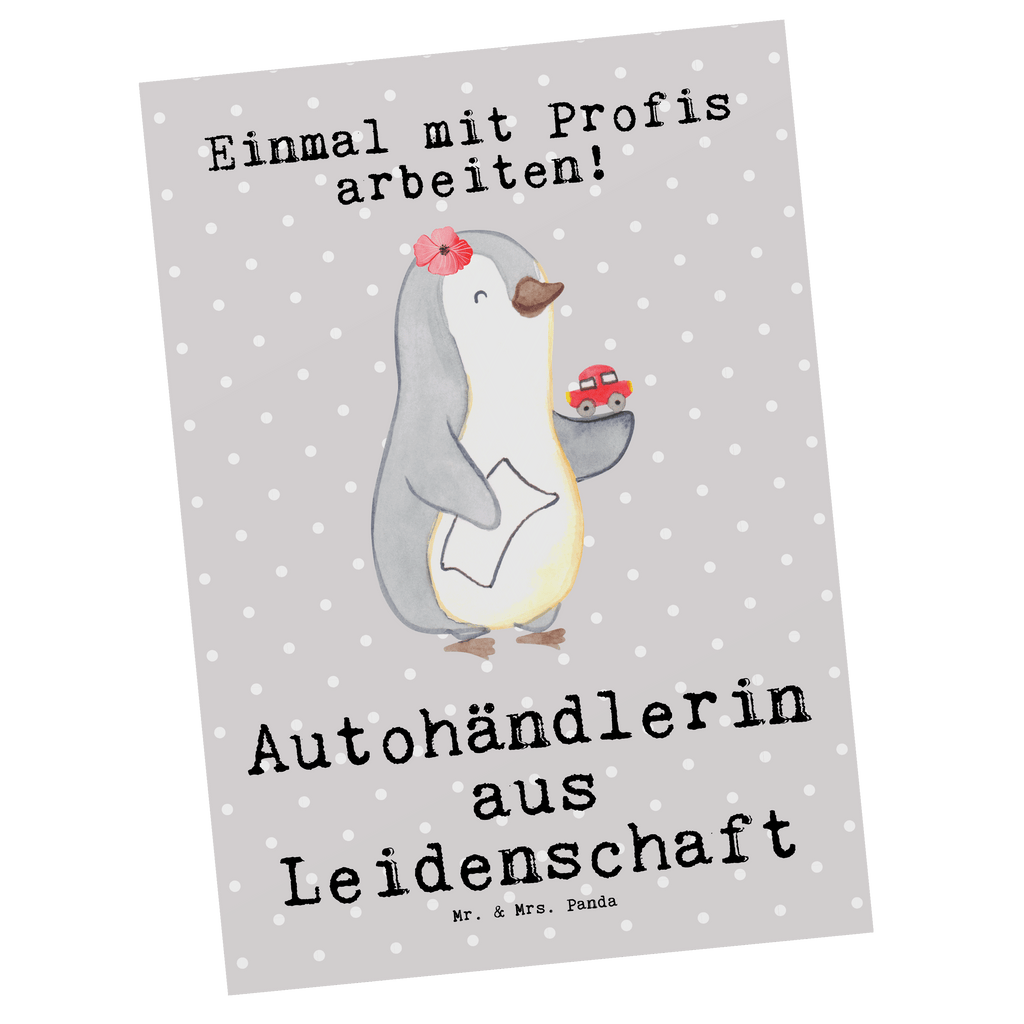 Postkarte Autohändlerin aus Leidenschaft Postkarte, Karte, Geschenkkarte, Grußkarte, Einladung, Ansichtskarte, Geburtstagskarte, Einladungskarte, Dankeskarte, Ansichtskarten, Einladung Geburtstag, Einladungskarten Geburtstag, Beruf, Ausbildung, Jubiläum, Abschied, Rente, Kollege, Kollegin, Geschenk, Schenken, Arbeitskollege, Mitarbeiter, Firma, Danke, Dankeschön, Autohändlerin, Eröffnung Autohaus, Autohandel, Gebrauchtwagenhändlerin, Autoverkäuferin