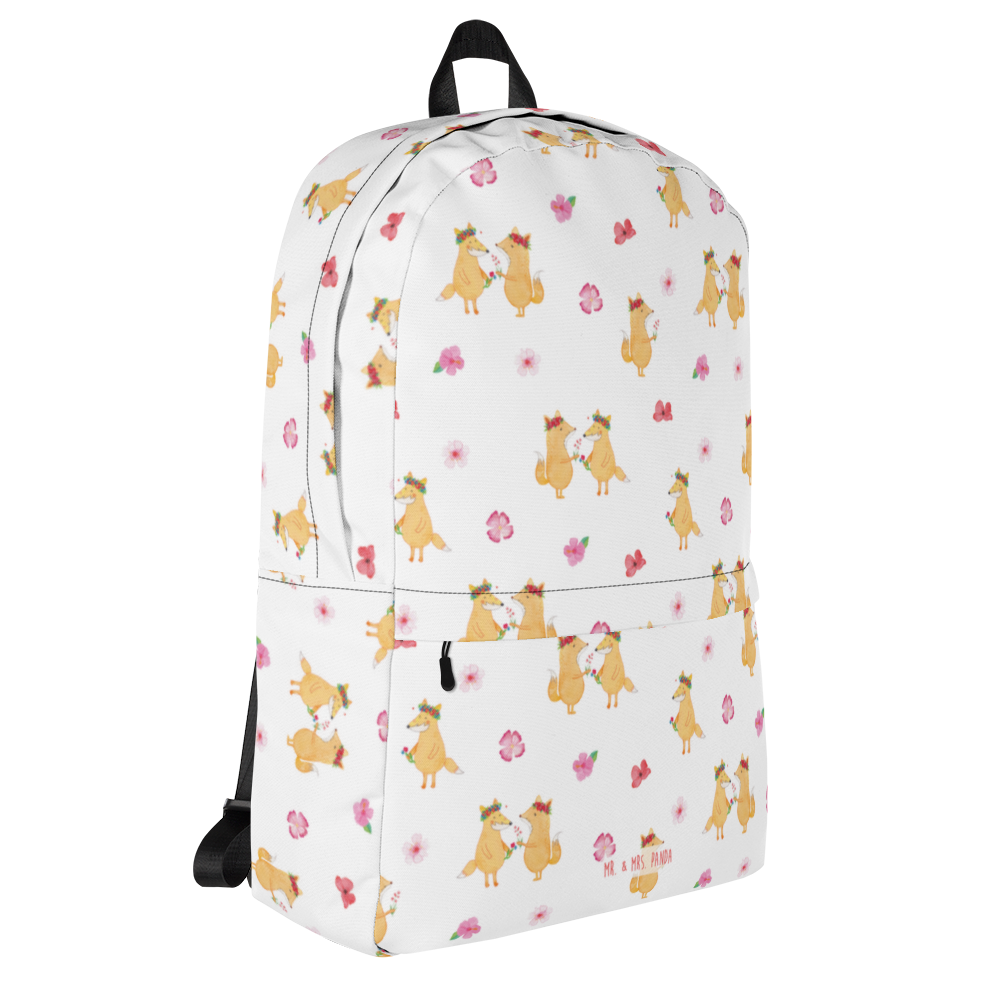 Rucksack Fuchs Blumen Muster Rucksack, Laptoprucksack, Notebookrucksack, Schulrucksack für Laptop, Arbeitsrucksack für Laptop, Reiserucksack für Laptop, Rucksack für Alltag, Rucksack für Schule, Rucksack für Uni, Rucksack für Notebook, Rucksack für Computer, wetterfester Rucksack, regenfester Rucksack, strapazierfähiger Rucksack, Fuchs, Füchse, Fox, Liebe, Freundin, Fuchsmädchen, Blumenmädchen, Freundinnen, Liebesbeweis, Blume, Blumen, Motivation, Freude, ich, mich, Selbstliebe