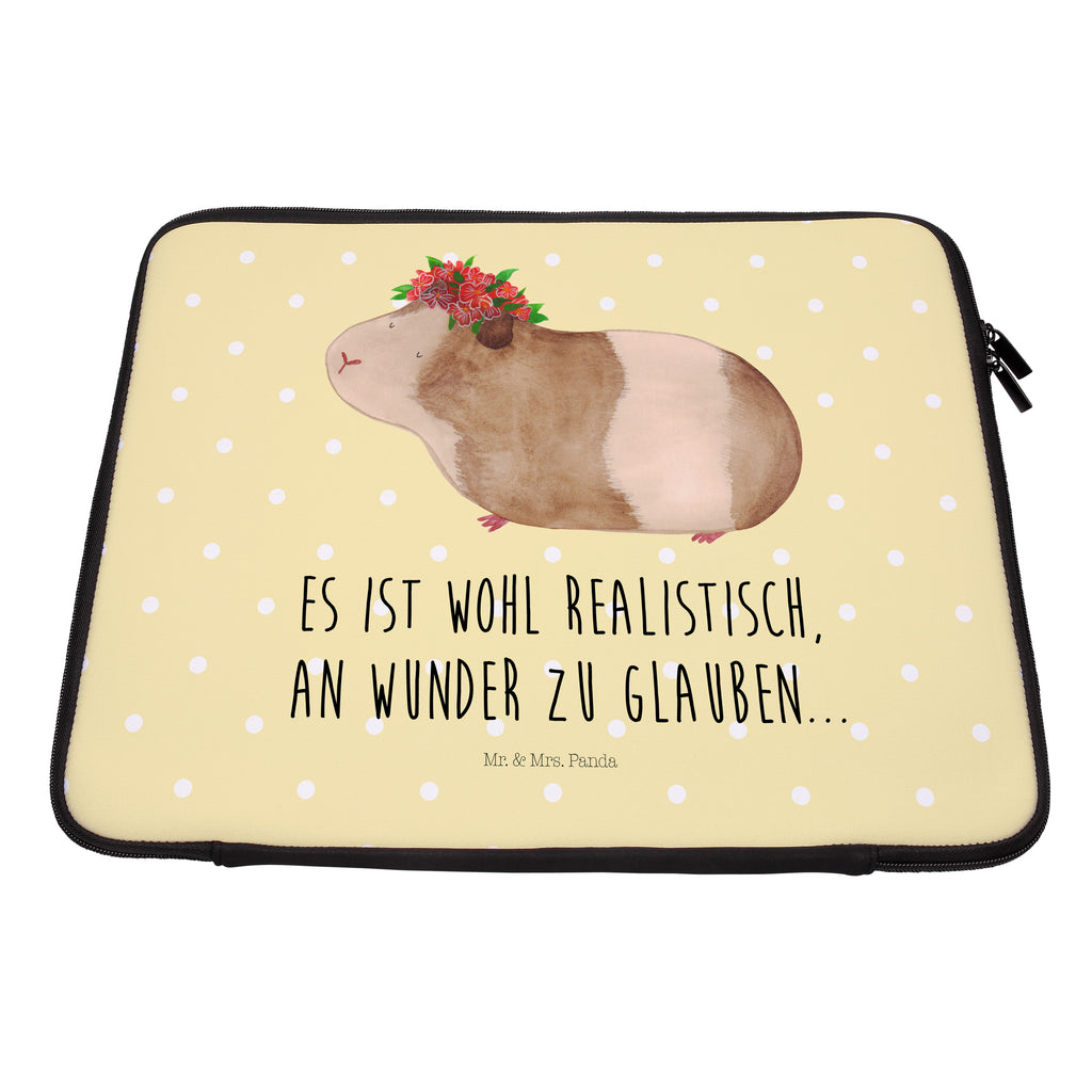 Notebook Tasche Meerschweinchen weise Notebook Tasche, Laptop, Computertasche, Tasche, Notebook-Tasche, Notebook-Reisehülle, Notebook Schutz, Tiermotive, Gute Laune, lustige Sprüche, Tiere, Meerschweinchen, Meerie, Meeries, Wunder, Blumenkind, Realität, Spruch, Weisheit, Motivation, Wunderland