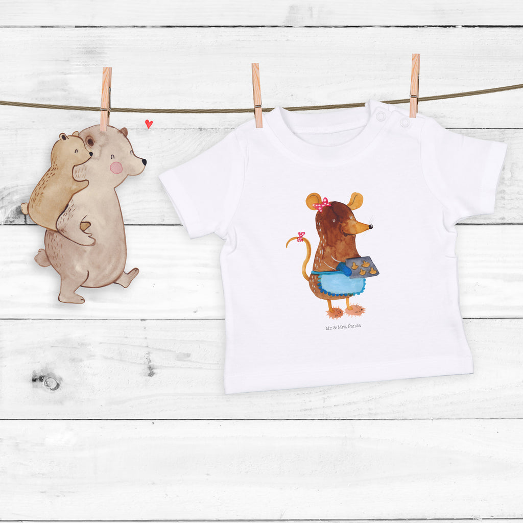 Organic Baby Shirt Maus Kekse Baby T-Shirt, Jungen Baby T-Shirt, Mädchen Baby T-Shirt, Shirt, Winter, Weihnachten, Weihnachtsdeko, Nikolaus, Advent, Heiligabend, Wintermotiv, Maus, Kekse, backen, Weihnachtskekse, Plätzchen, Weihnachtsbäckerei, Chaosqueen