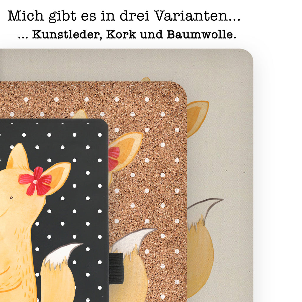 Baumwoll Notizbuch Fuchs Mama Notizen, Eintragebuch, Tagebuch, Notizblock, Adressbuch, Journal, Kladde, Skizzenbuch, Notizheft, Schreibbuch, Schreibheft, Familie, Vatertag, Muttertag, Bruder, Schwester, Mama, Papa, Oma, Opa, Mutter, Tochter, Lieblingstochter, Beste Tochter, Geschenk