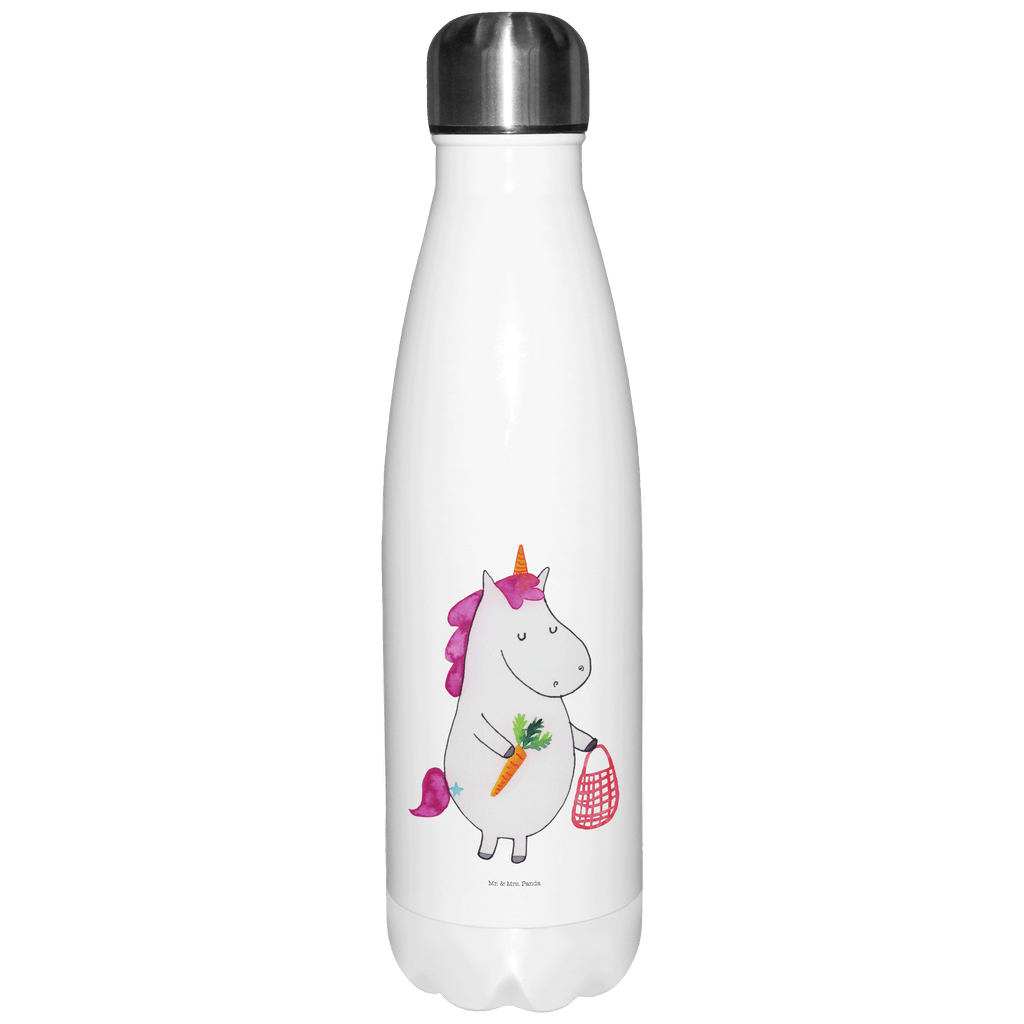 Thermosflasche Einhorn Gemüse Isolierflasche, Thermoflasche, Trinkflasche, Thermos, Edelstahl, Einhorn, Einhörner, Einhorn Deko, Pegasus, Unicorn, Biomarkt, Bio, Gemüse, Wochenmarkt